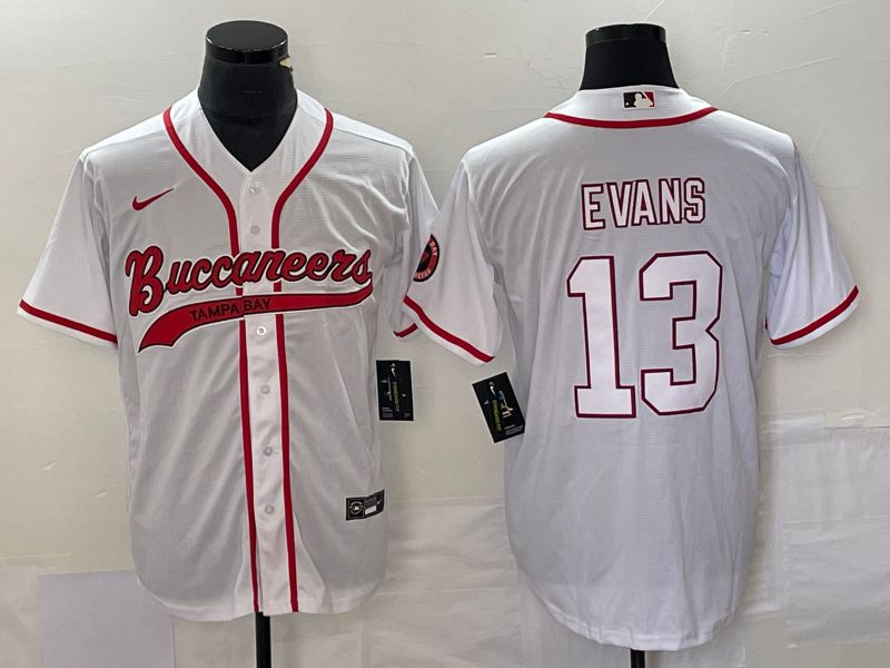 Men Tampa Bay Buccaneers #13 Evans White Co Branding Nike Game NFL Jersey style 1->buffalo bills->NFL Jersey